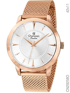 Relógio Champion Feminino - Passion Rosê com Pulseira Esteira - CN29258O