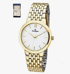 Relógio Champion Feminino com Semi Joia - Dourado - CH22091W