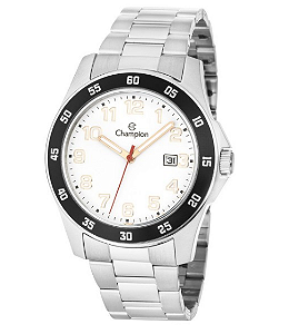 Relógio Champion Qtz Masculino em Aço Prata - CA31293Q