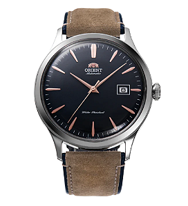Relógio Orient Masculino - Bambino Automático Versão 4 RA-AC0P02L10B