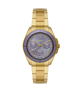 Relógio Orient Feminino - Eternal Dourado com Mostrador Roxo - FGSSM094.L1KX