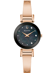 Relógio BULOVA Feminino Marc Anthony MODERN 97P163 Diamantes