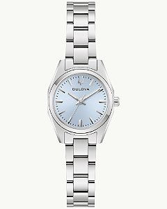 Relógio Bulova 96L345 Surveyor Feminino Aço Safira Azul Claro