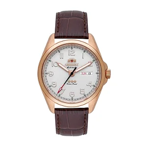 Relógio Orient Automático 3 Stars Elegance YN6RC006-S2NX IPRG Branco Masculino