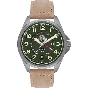 Relógio Orient Automático GMT NH3SC017-F2MX Masculino Mostrador Verde