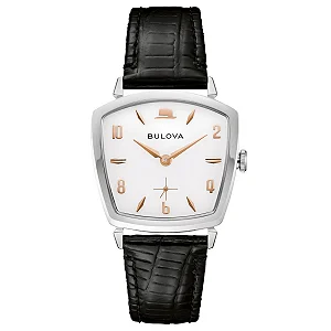 Relógio Bulova Frank Sinatra 96A337 Masculino Mostrador Branco Vintage