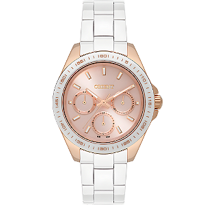 Relógio Orient Feminino - Ceramic Rosegold - FTSKM002-R1BX