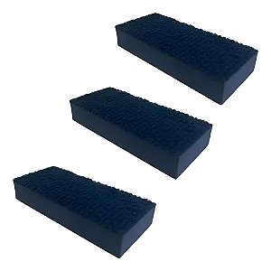 Kit 3 Tacos Descontaminação Pesada Carpete Vonixx