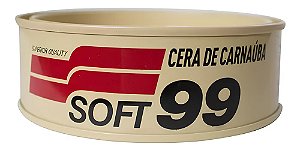 Cera Automotiva Pasta Dura Soft99 All Color 100g Brilho