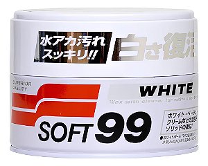Cera Para Carros Brancos White Cleaner 350g Soft99