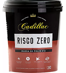 Massa De Polir Nº2 Risco Zero 1kg Cadillac Base D'água