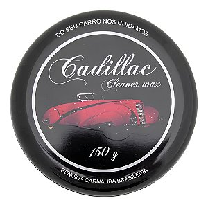 Cera Pasta Carnauba Cleaner Wax 150G Aplicador Cadillac
