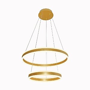 PENDENTE 40/60CM 3000K CABO 2,5M LUZ DIRETA E INDIRETA BIVOLT
