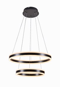 PENDENTE 40/60CM 3000K CABO 2,5M LUZ DIRETA E INDIRETA BIVOLT