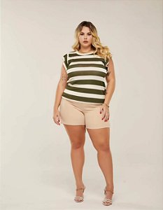 REGATA VISCOLAYCRA LISTRADA PLUS SIZE 46 AO 52