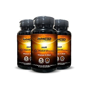 Ionscap Hair (03 Frascos) 500Mg 60Capsulas – 129,90 cada