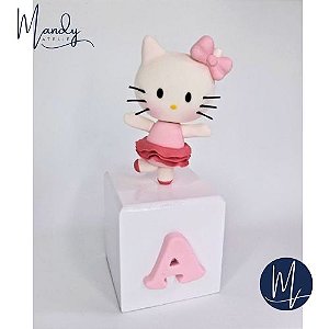 Cubos Decorativos em MDF com Personagens de Biscuit