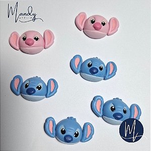 Apliques de Biscuit Exclusivos para Decoração - Aplique TITI, Angel e Xepa