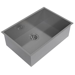 Cuba Quadrada Sobrepor Inox 304 - 60x40cm
