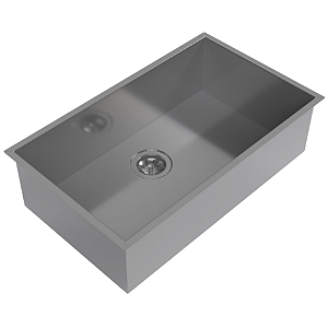 Cuba Quadrada Sobrepor - Inox 304 - 70x40cm