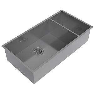 Cuba Dupla em Inox 304 - 80x40cm