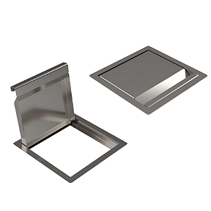 Tampa Lixeira para Bancada em Inox 304 - Kitchen Lar