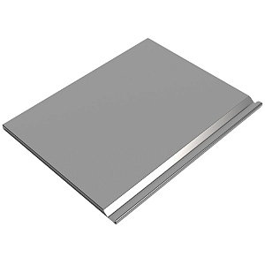 Tampa Calha Quadrada 500 em Inox 304