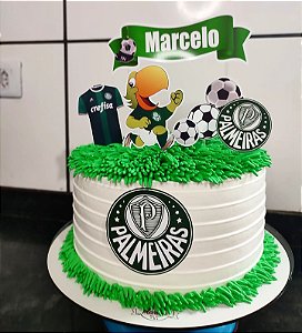topo de bolo time Palmeiras