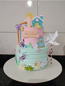 Arquivo digital tema galinha pintadinha em camadas