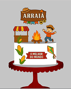 Arquivo digital tema festa junina menino