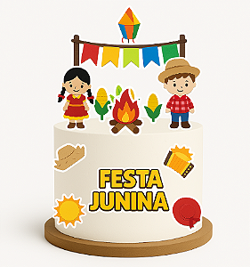 Arquivo digital tema festa junina unisex