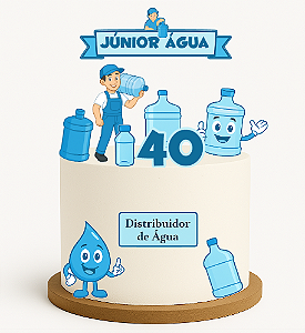 Arquivo digital tema entregador de água