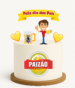 Arquivo digital tema dia dos pais com cerveja