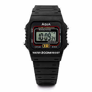Relógio masculino Aqua HD Branco