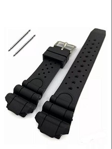 Pulseira Para Citizen Aqualand Jp1060 Borracha 19mm+pinos