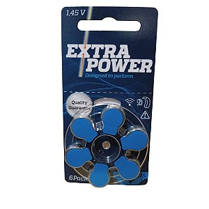 Pilha bateria Auditiva A675 Extrapower Cartela C/ 6 Unds