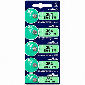 Baterias Para Relogios 364/621 Sony/Murata cartela com 5 un