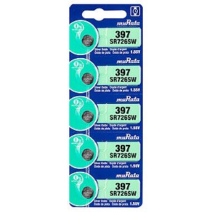 Bateria Para Relogios  397/726 Sony/Murata Kit com 5 unids