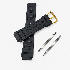 Pulseira compativel G-Shock 5600 Ouro + Pinos