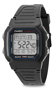 Relógio Masculino Casio W-800hg Original Série Prata Wr100m