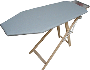 tabua de passar roupas 50 cm em madeira resistente