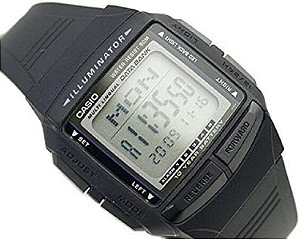 Relógio Casio DB36 Prata Original Digital Data Bank