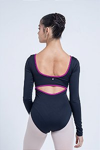 Collant Vick - Preto com Escândalo (vinho)