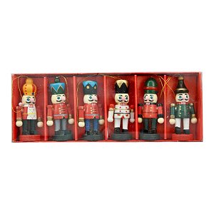 Kit 6 Quebra Nozes - Soldado 6cm