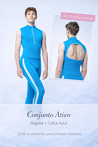 Kit Masculino - Regata Wem + Calça Théo Navegação com Meditação