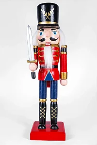 Quebra Nozes - Soldadinho Azul com Espada (25cm)