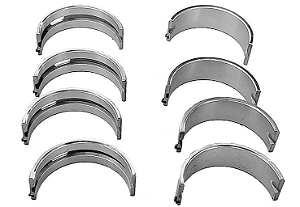 KIT 8 CASQUILHO BRONZINA MANCAL SUPERIOR VERMELHO VW 04C105591K ROT / 04C105561K GLB