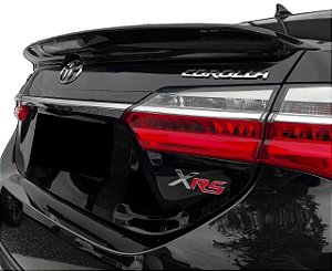 AEROFOLIO TRASEIRO PINTADO PRETO LED TOYOTA COROLLA 2015 2016 2017 2018 2019
