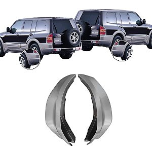 MOLDURA PARACHOQUE TRASEIRO LAMEIRO MITSUBISHI PAJERO FULL 2000 2001 2002
