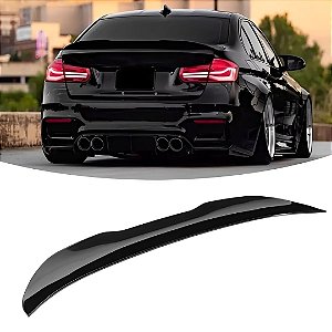 AEROFÓLIO ALTO PINTADO BLACK PIANO BMW SÉRIE 3 F30 F80 2013 2014 2015 2016 2017 2018 2019